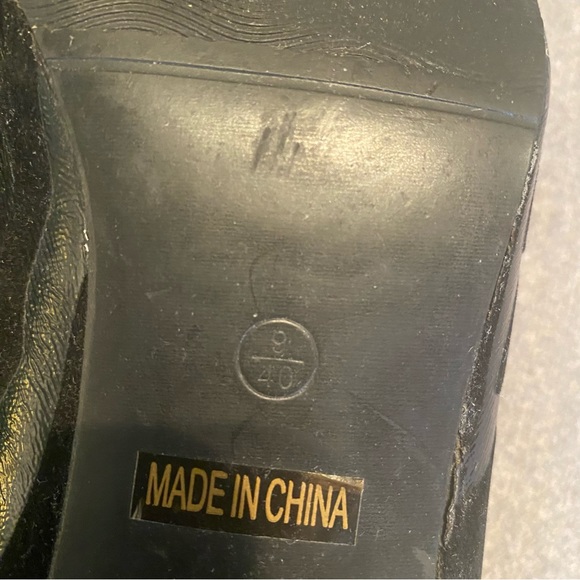 Black heels with buckle size 9/40 - Picture 6 of 7